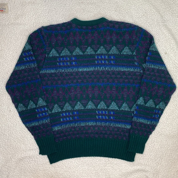 Vintage Jantzen Fair Isle Knitted Sweater: Size Medium - Picture 2 of 9